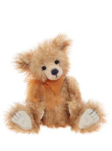 英国代购正品06.13 Charlie Bears 查理熊 Poddle 系丝巾的熊玩偶