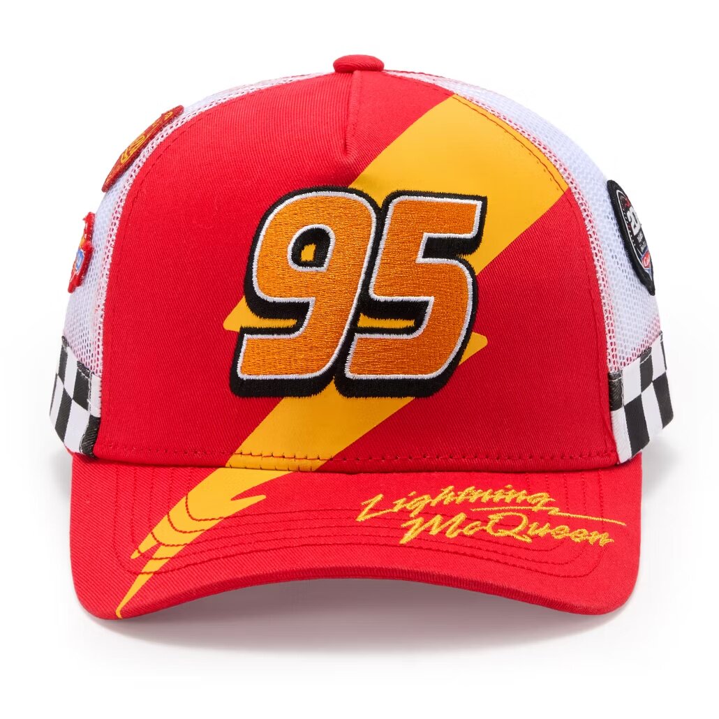 英国代购正品06.14 Disney 迪士尼Lightning McQueen95赛车鸭舌帽