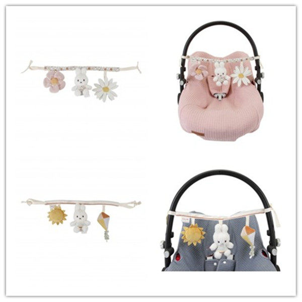 英国代购正品07.29 Miffy米菲兔 stroller 婴儿车挂件 毛绒玩偶
