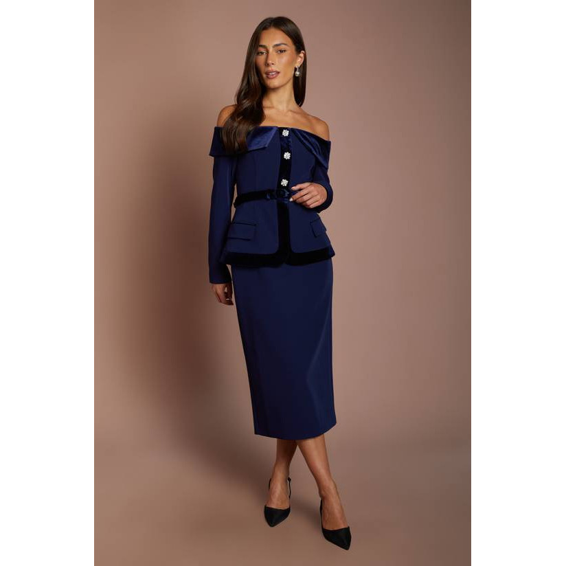英国代购正品09.20 名品PL 女装新款 一字肩礼服设计宴会连衣裙