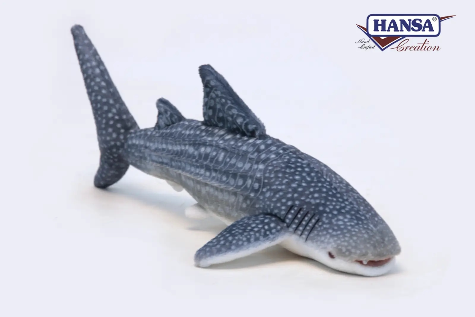 英国代购正品03.30 Hansa 6478 Whale Shark鲸鲨海洋仿真毛绒玩具