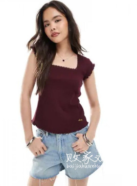 英国代购正品07.02 2025潮流导向 女装新款 休闲短袖舒适百搭T恤