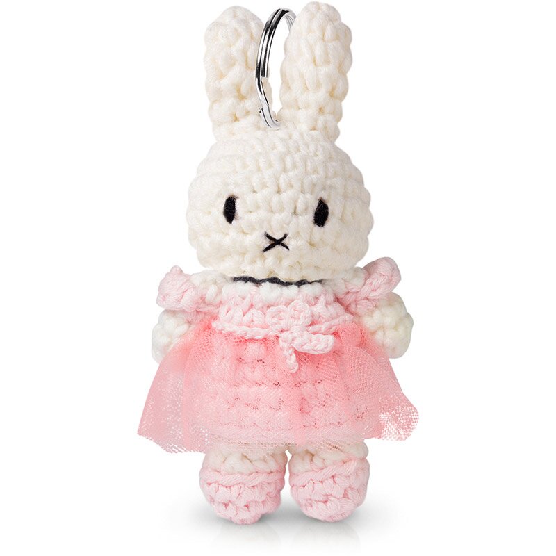 英国代购正品05.26 Miffy and her Pink Degas粉裙子米菲兔钥匙扣