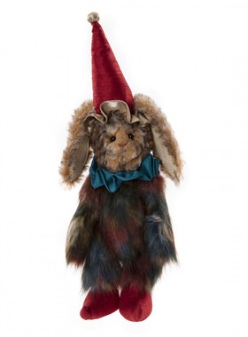 英国代购正品10.07 Charlie Bears查理熊Buck Rabbit巴克兔子玩偶