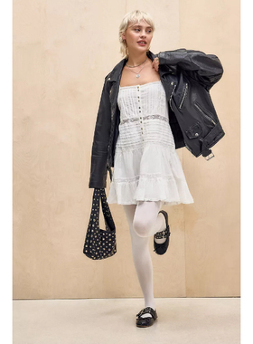 英国代购正品01.14 名品UO 女装新款 时尚吊带浅色迷人百搭连衣裙