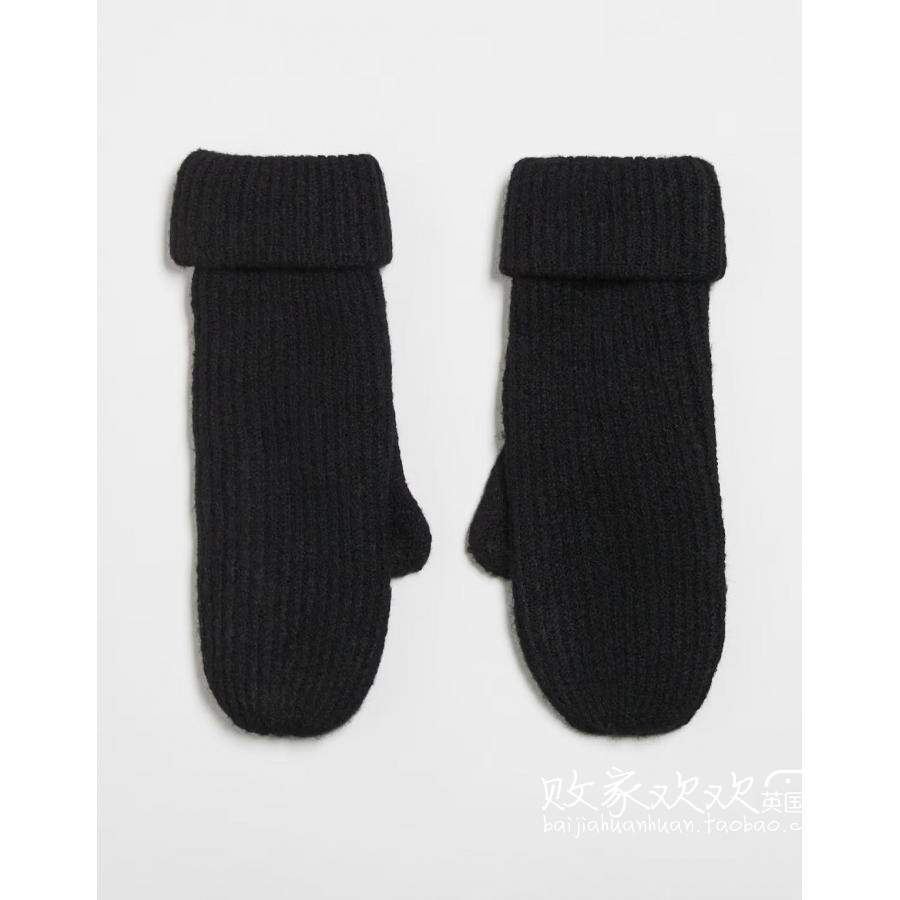 英国代购正品12.08 2025潮流导向 饰品新款 黑色设计保暖手套