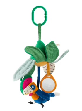 英国代购正品03.22 Moulin Roty Hanging 悬挂活动鸟花安抚玩偶