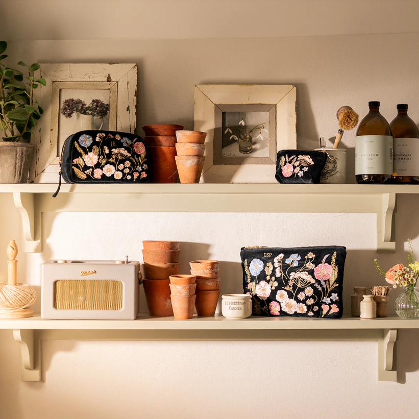 PressedFlowersMakeupBag