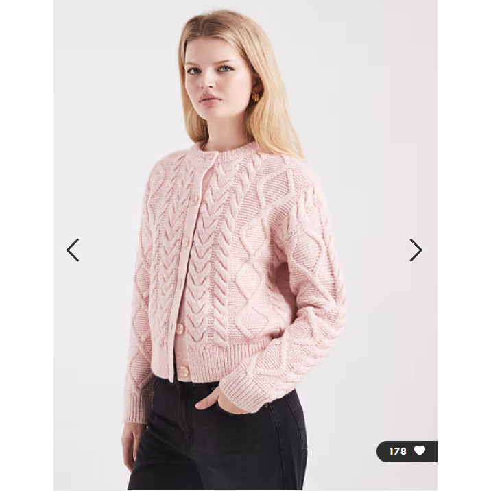 英国代购正品01.18 2026潮流导向 女装新款 时尚针织舒适百搭开衫,女装/女士精品,毛衣,淘宝优惠券,粉丝福利购,淘宝优惠卷