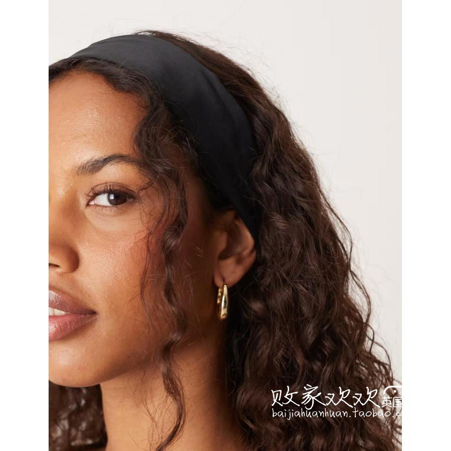 英国代购正品12.08 2025潮流导向 饰品新款 深色宽边设计发箍