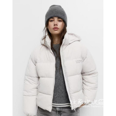 英国代购正品11.02 2025潮流导向 女装新款 连帽填充短款舒适夹克