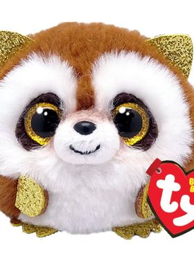 英国代购正品05.15 Ty Pickpocket Beanie Ball 浣熊毛绒玩偶