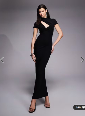 英国代购正品01.24 2026潮流导向 女装新款 不规则设计款连衣裙