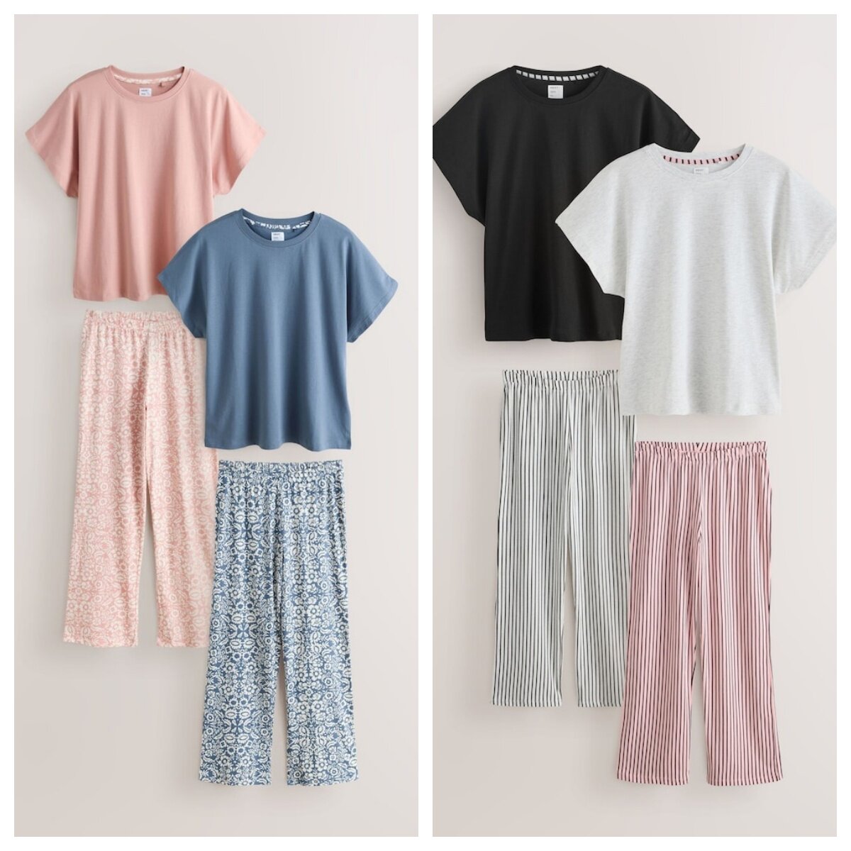 英国代购正品06.05 名品NEXT 女装新款 短袖睡衣两件套 T恤款