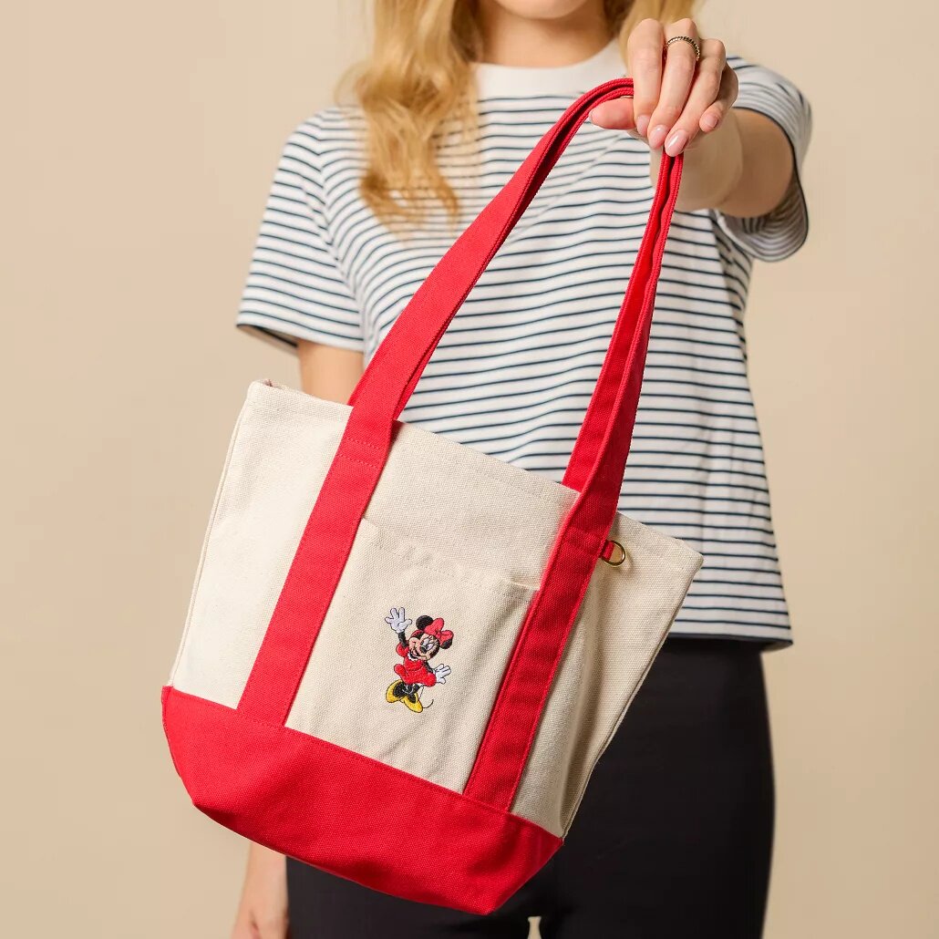 英国代购正品07.12 Disney迪士尼Minnie Mouse米妮老鼠帆布托特包