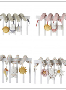 英国代购正品10.31 Miffy米菲兔 Activit 婴儿床挂件 毛绒玩具