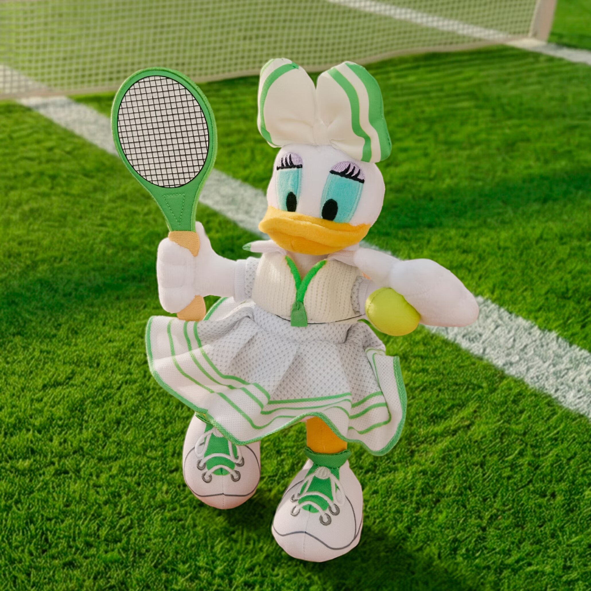 英国代购正品07.11 Disney 迪士尼 Daisy Duck黛西鸭网球迷你豆袋