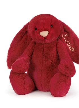 英国代购正品09.05 Jellycat Personalised害羞兔子斯嘉丽 定制款