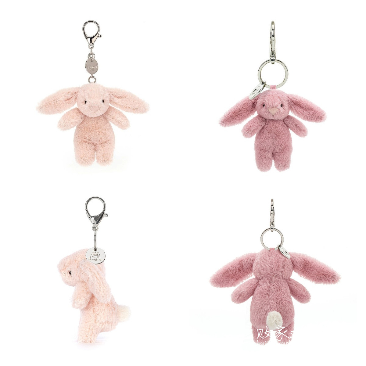 国内现货秒!09.07 jellycat Bunny 郁金香粉色兔子钥匙扣包挂件