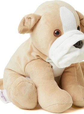 英国代购正品12.31 Warmies Bulldog 温暖斗牛犬 毛绒玩偶
