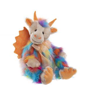 英国代购正品01.06 Charlie Bears查理熊 2024 RAINSBOW 彩色龙