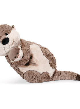 英国代购正品12.24 Forest Friends Oda Otter 森林之友子母 玩偶