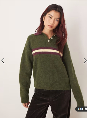 英国代购正品01.15 2026潮流导向 女装新款 休闲针织长袖舒适套衫