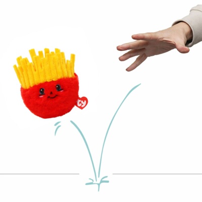 英国代购正品04.18 Ty Spuds French Fries 炸薯条豆豆跳 弹力球