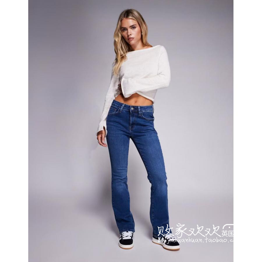 英国代购正品10.26 2025潮流导向 女装新款 休闲弹力舒适牛仔裤