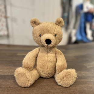 国内现货秒！ 07.04 jellycat Rufus Bear 鲁弗斯熊 毛绒玩偶