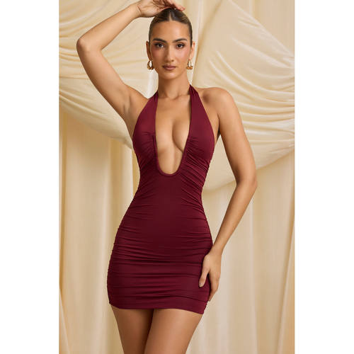 英国代购正品09.09 名品ohpolly 女装新款 挂脖迷笛设计连衣裙