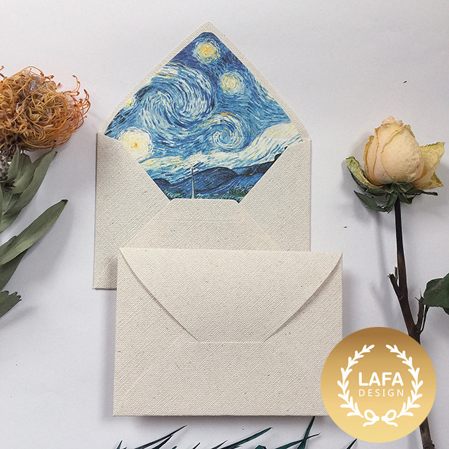 唯美浪漫特种纸高档信封卡片情书浪漫小清新文艺信笺纸