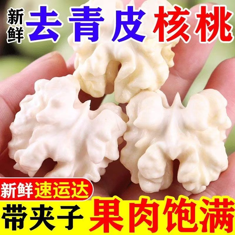 2026年新鲜湿核桃鲜核桃黑桃去青皮老树核桃薄皮核桃新货孕妇现摘