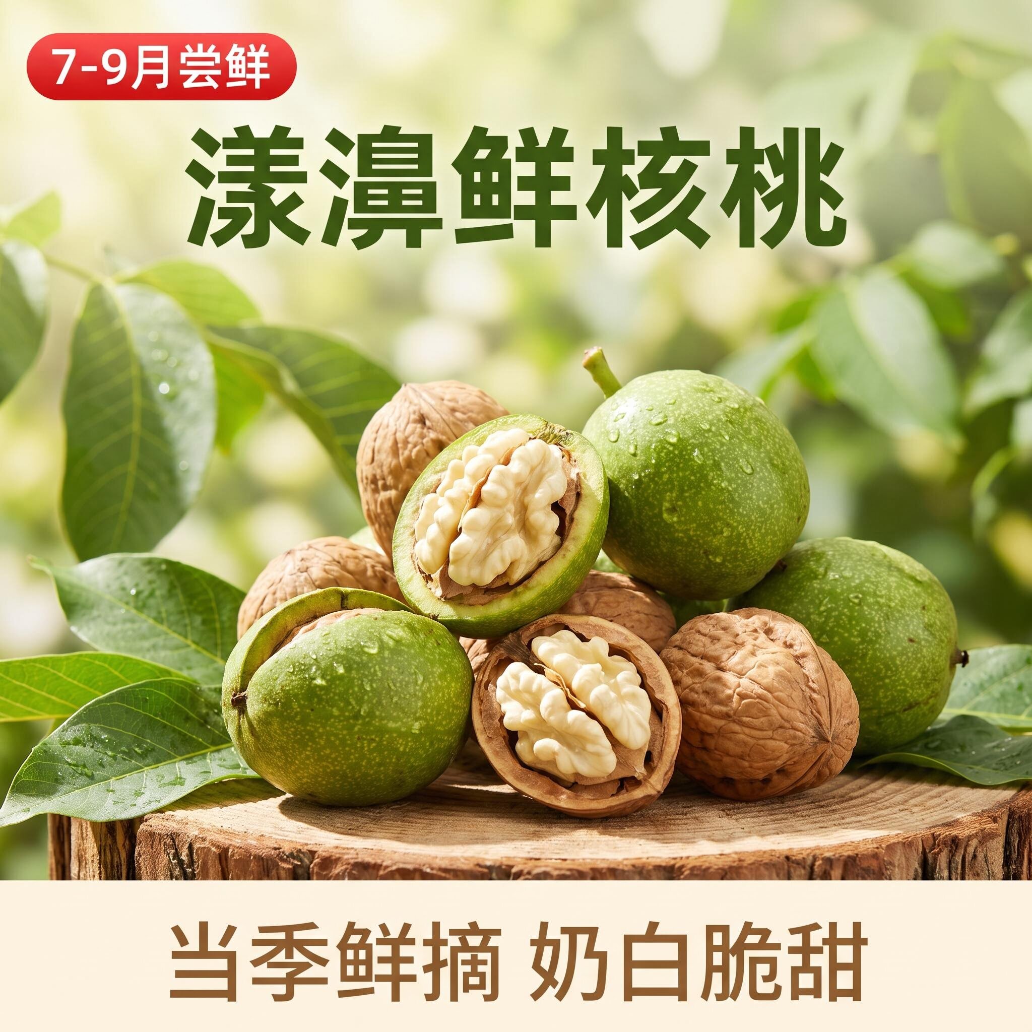 老树去青皮湿核桃无苦涩味26新鲜云南大理漾濞老树薄皮纸皮饱满