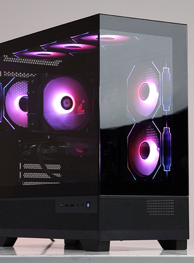 海景房酷睿14490F微星RTX5060 TI硬派师显卡组装台式RGB电脑主机