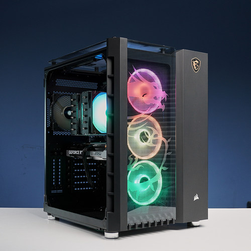 暑期特惠微星RTX5070显卡酷睿I5 14600KF电竞游戏台式RGB电脑主机