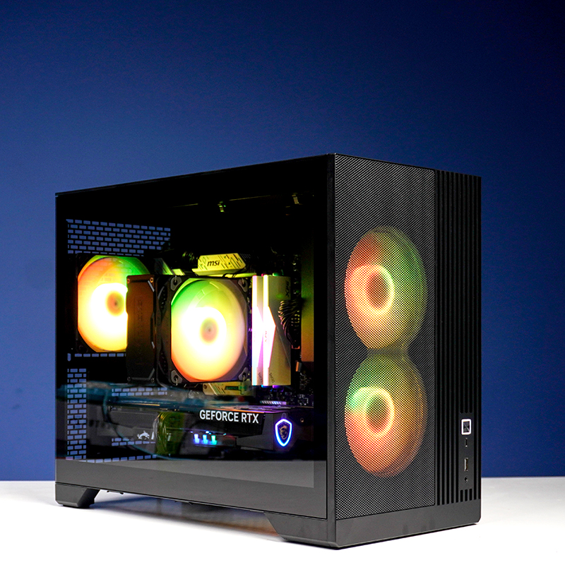 微星RTX5060三风扇魔龙显卡AMD锐龙9600X电竞游戏桌面式电脑主机