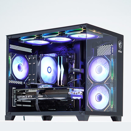 微星RTX5070TI RTX5070显卡酷睿14400F电竞游戏台式机电脑主机