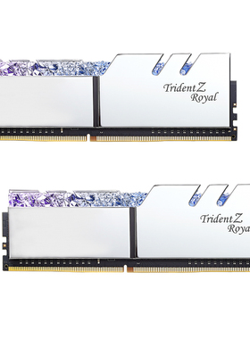 芝奇16GB(8Gx2)套装 DDR4台式机电脑内存条皇家戟RGB灯条花耀银