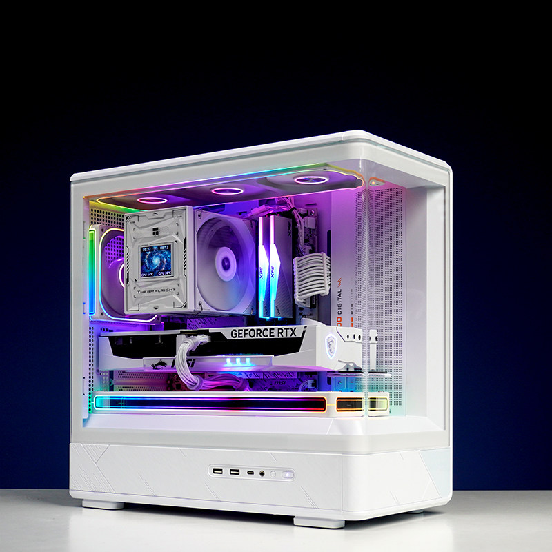 无立柱曲面海景房微星RTX5070TI魔龙AMD锐龙9700X电竞游戏DIY电脑,DIY电脑,DIY兼容机,淘宝优惠券,粉丝福利购,淘宝优惠卷