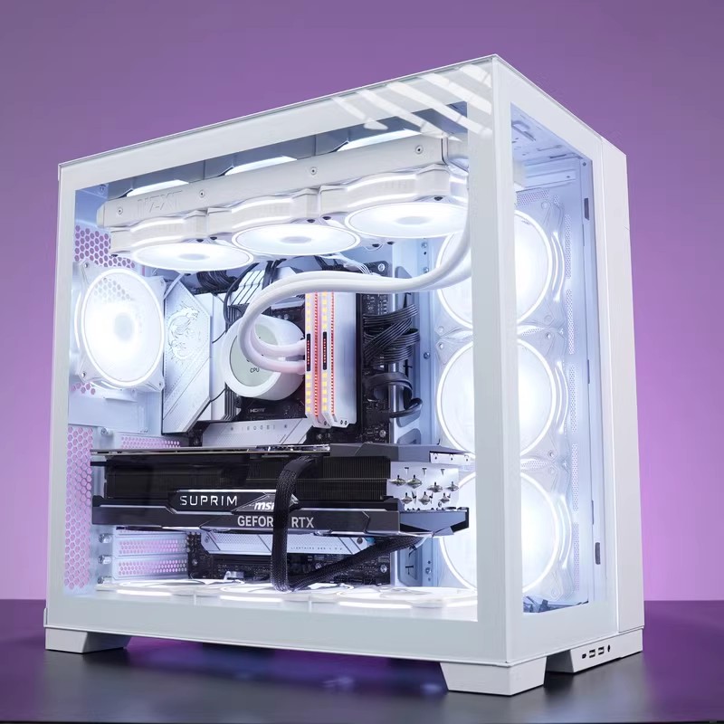 微星RTX5090 D魔龙海景房RGB水冷AMD锐龙9900X3D 9950X3D电脑主机