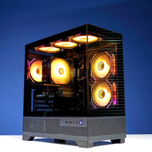 游戏电脑主机 14400F台式 开学季 特惠海景房微星RTX5060显卡酷睿i5