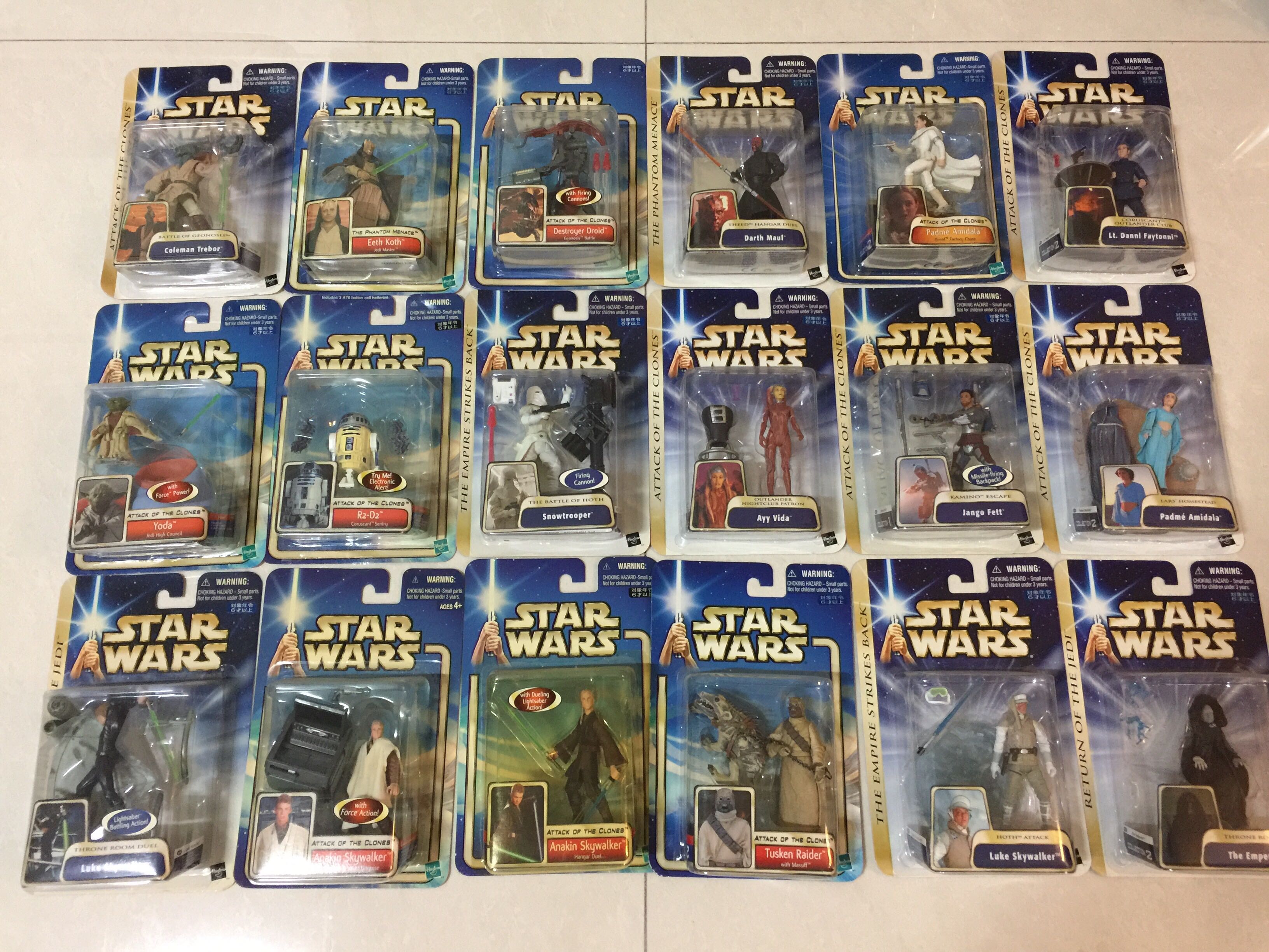 hasbro孩之宝星球大战star wars saga 3.75寸 人偶玩具单售