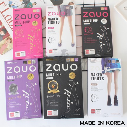 连裤袜美腿袜韩国进口ZAUO塑形腿翘臀修身款打底袜显瘦压力袜肉色