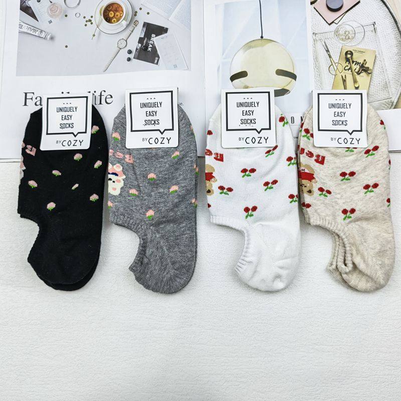 COZY船袜夏季女士隐形硅胶船袜
