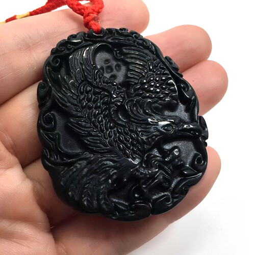 墨玉雄鹰吊坠挂件饰品男士佩饰