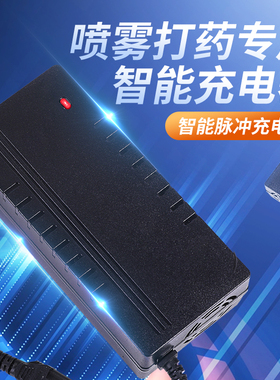 12V电动喷雾器施肥器充电器1A-2A铅酸电池12V12AH8AH电瓶充电器
