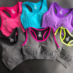 高运动强度减震文胸跑步跳操健身背心无钢圈带胸垫 sport