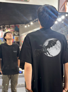 动漫剑风传奇印花T恤重磅大码短袖漫画周边vintage潮牌半袖WD569