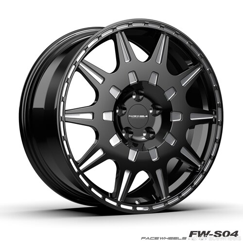 FACEWHEELS FW-S04款单片锻造VIP轻量化轮毂(适用于越野车车型)